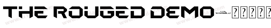 The Rouged DEMO字体转换